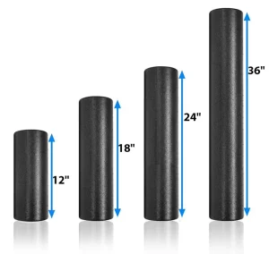 High-Density EVA and EPP Yoga Foam Roller and Water Bottle Set for Exercise