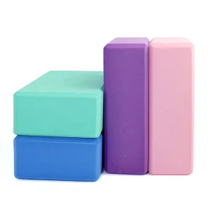 High Density Eco Friendly Durable Lightweight EVA Foam Square Yoga Blocks for Fitness and Yoga Exercises