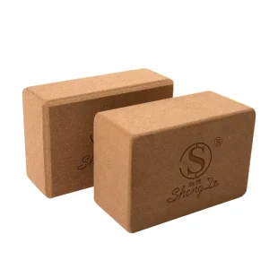 High Density Eco-Friendly Non-Slip Cork Yoga Block with Bolster Design, Lightweight