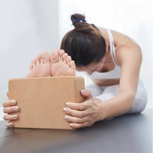 High Density Eco-Friendly Wood Cork Yoga Block