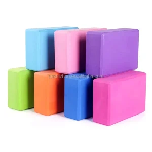 High Density Eco Friendly Yoga Brick Custom Colors Printed Gym Exercise Yoga Block
