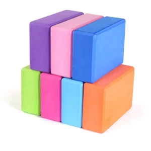 High Density Eco Friendly Yoga Brick Custom Colors Printed for Gym Exercise