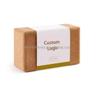 High Density Exercise Pilates Bricks Customized Logo Cork Yoga Block