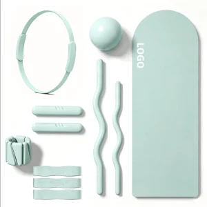 High-Density Extra-Thick Non-Slip Yoga Mat, Yoga Ring and Exercise Ball Home Fitness Set