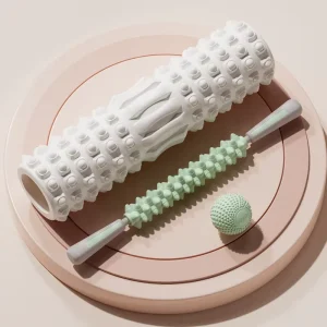 High-Density Fascia Massage Stick for Muscle Relaxation Trigger Point Roller Calf Thinning Fitness Training Lightweight