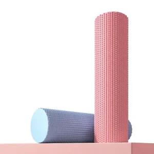 High-Density Firm EVA Foam Roller with Dotted Pattern for Muscle Massage, Yoga, Pilates, and Recovery