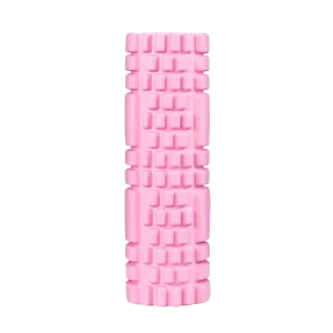 High-Density Grid Yoga Foam Roller 33 cm 45 cm EVA+PVC Massage Roller for Exercise