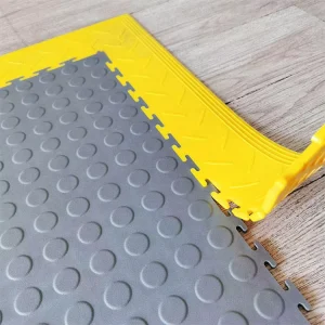 High Density Industrial PVC Tiles Anti-Slip Interlocking PVC Workshop Floor Mats PVC Garage Floor Tiles