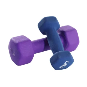 High Density Iron Dumbbells with Non Slip Surface