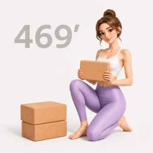 High Density Natural Cork Yoga Block