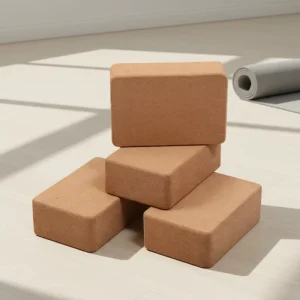 High Density Natural Cork Yoga Block 3*6*9 Anti Slip Organic Cork Brick YBK05