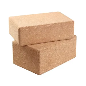 High Density Natural Cork Yoga Bricks for Fitness Workout and Pilates