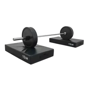 High-Density Non-Slip Barbell Mat Crash Pad, Noise-Reducing Deadlift Platform, PVC + EVA, 15 cm