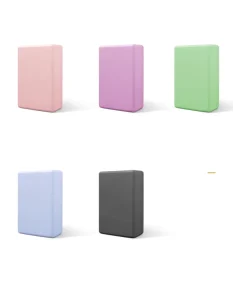 High Density Non Slip Eco Friendly Lightweight EVA Yoga Block Pilates Stretching Meditation Balance Training Breathable Adult