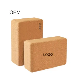 High Density Non-Slip Moisture-Resistant Natural Cork Yoga Block