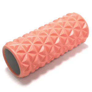 High Density Orange EVA Foam Roller for Deep Tissue Massage Yoga Fitness Muscle Relaxation