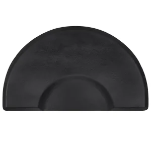 High-Density PU Foam Thick Pet Friendly Non-Slip Half Circle Salon Mat Barber Shop