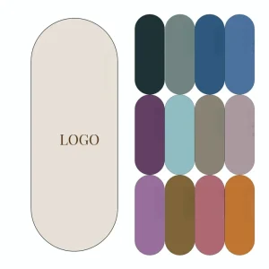 High Density PU Yoga Mat Non Slip Eco Friendly 5mm Foldable for Home Gym Travel Workout Pilates