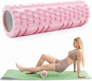High-Density Portable 30/33/45 cm EVA Foam Roller for Gym Fitness Exercise Muscle Relaxation and Yoga