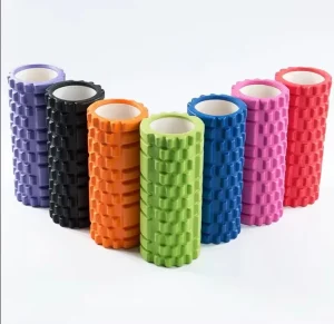 High-Density Soft Grid EVA Hollow Foam Roller for Fitness, Yoga and Muscle Massage