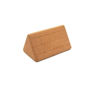 High Density Triangular Cork Yoga Block Non-Slip Durable for Kids Dance and Muscle Relaxation