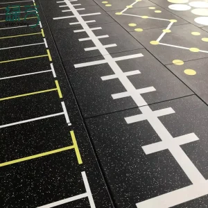 High-Density Wear-Resistant 15-70mm Rubber Gym Flooring Mats