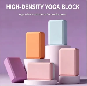 High Density Yoga Blocks With Logo Exerciser Foam Block Dance Foam Blocks for Subfloor Pilates Equipment Yoga Accessories