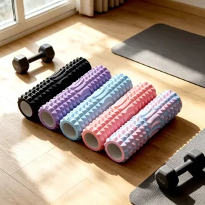 High Density Yoga Foam Roller Professional Sports Recovery Foam Roller for Back Pain Relief Muscle Massage and Training