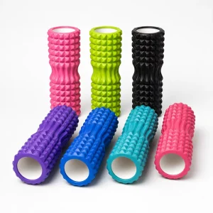 High-Density Yoga Foam Roller for Deep Tissue Massage, Myofascial Release, Muscle Recovery and Sports Training