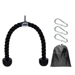 High-Durability Anti-Fray Triceps Rope with Non-Slip Grip for Garage