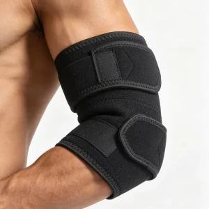 High Elastic Breathable 3mm SBR Neoprene Elbow Support Sleeve Non-Slip Compression Joint Support for Workout