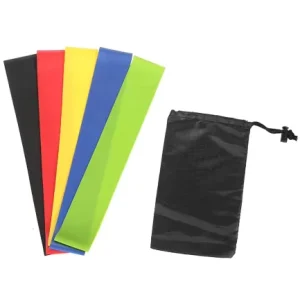 High Elastic Latex Fitness Resistance Bands Set for Yoga and Indoor Gym Training