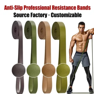 High Elastic TPE and Natural Latex Loop Resistance Band Set Multi-Level