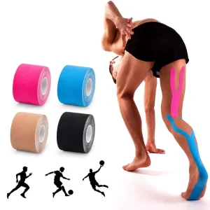 High-Elasticity Latex-Free Athletic Sports Injury Support Tape