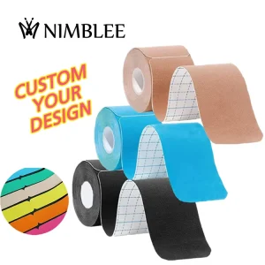 High Elasticity Strong Adhesive Waterproof Breathable Muscle Support Physical Therapy Cotton Kinesiology Tape