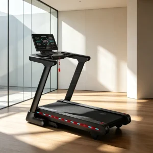High End Electric Folding Treadmill With HD Touch Screen Running Machine Smart Home Workout Equipment Motorized Cardio Trainer