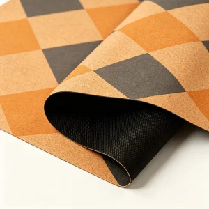 High Grip Printed Cork Yoga Mat 3mm Eco Friendly Natural Rubber Pad for Pilates Exercise Bulk Supplier