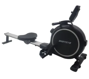 High-Intensity Air Rower Rowing Machine, Home and Commercial Gym Use, BGB322, 120 kg Capacity, Aluminum