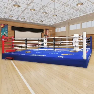 High-Platform MMA Cage Boxing Ring with Octagon Design for Sanda, Martial Arts, and Training