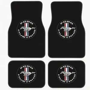 High Quality 4-Piece Car Floor Mat Set Front and Rear Foot Mats Universal Car Accessories