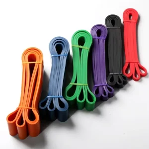 High Quality Black Tension Band Latex Yoga Rehabilitation Training Resistance Bands Loop Bands for Fitness
