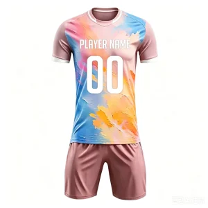 High Quality Breathable Sleeve Soccer Jerseys for Youth Soccer Academy Training Bulk