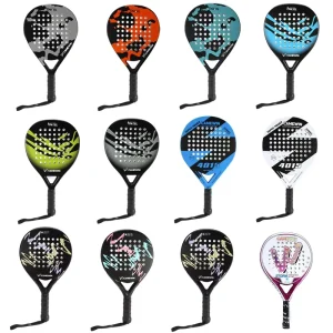 High Quality Carbon Fiber Beach Tennis Racket Engineered Balance Speed Precision Spin Designed Comfort