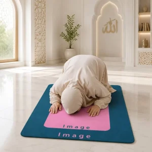 High Quality Cushioned Washable Kilim Muslim Prayer Mat for Adults Durable Easy to Clean