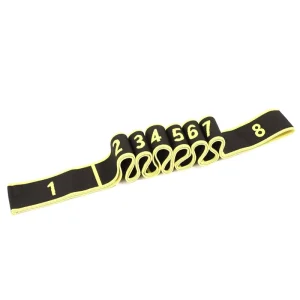 High Quality Dance Gym Training Yoga Pilates Exercise Fitness Elasticity Durable Belt Number Digital Print Resistance Band