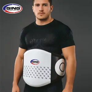 High Quality Durable Boxing Belly Pad Eco Friendly PU Boxing Equipment Muay Thai Sanda Training Body Protector