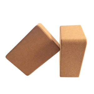 High Quality Eco Cork Yoga Blocks Brick with Custom Logo for Sport Accessories Fitness Equipment Yoga Exercise