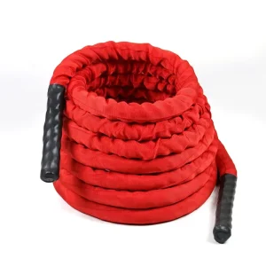High Quality Fitness Battle Ropes With Nylon Sleeve, 38mm Diameter, 9m 12m 15m for Strength and Cardio Training