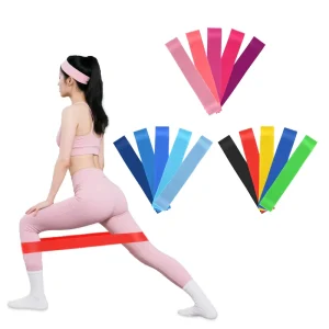 High Quality Fitness Resistance Band Gym Strength Training Exercise Elastic Band for Pilates Yoga Sports Loop Band Home Workout