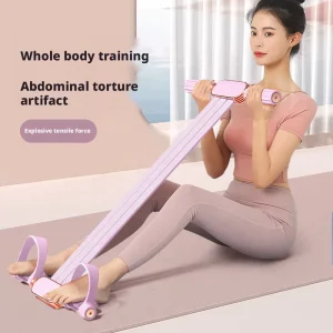 High Quality Heavy Resistance Exercise Bands Power Exercise Pedal Pull Tension Straps Yoga Tension Rope for Hip